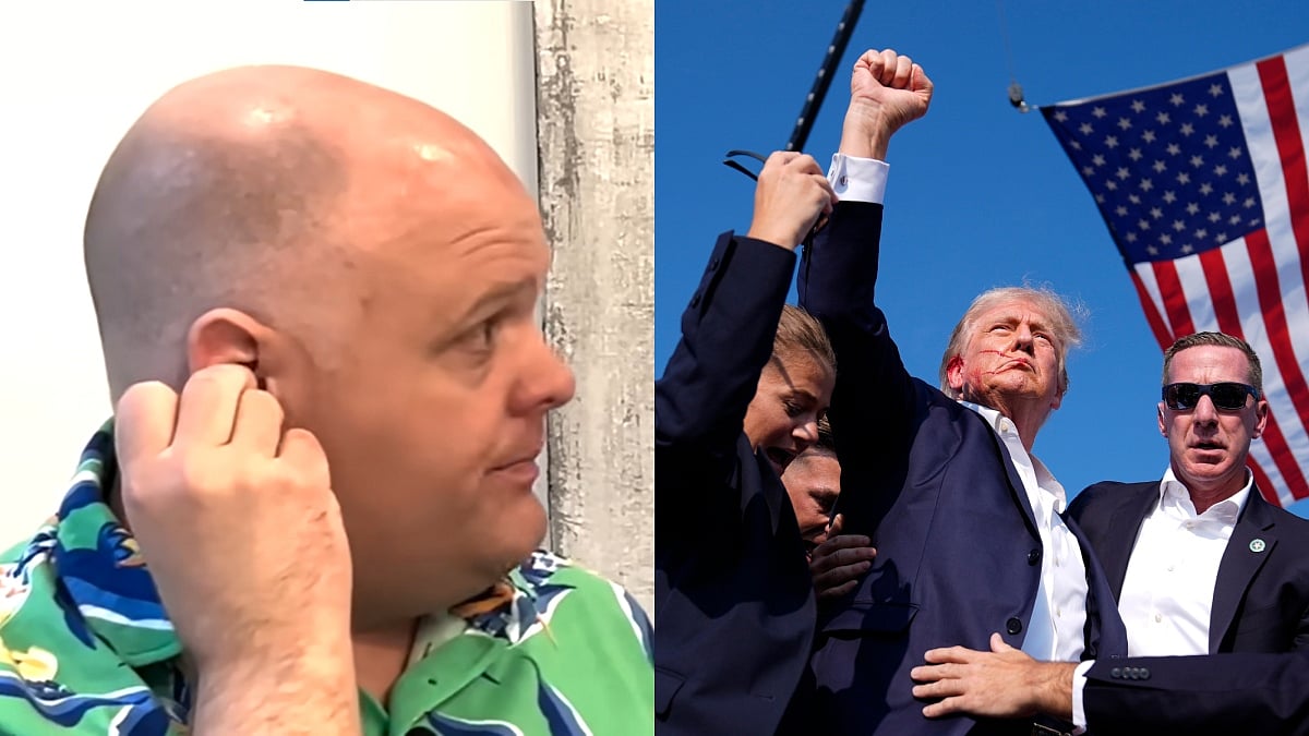 Brandon Dale Biggs (L) | Donald Trump (R) - YouTube/AP